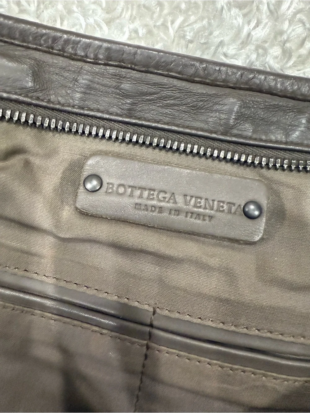 Bottega Veneta Intrecciato Leather Briefcase Business Laptop Bag